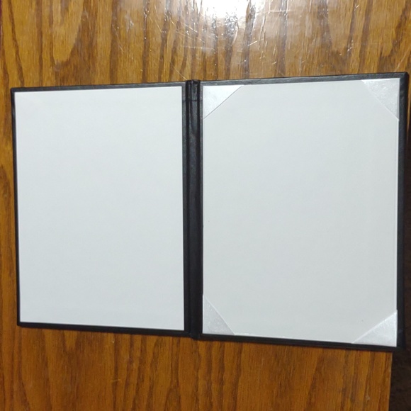 High School Diploma case book booklet cover black silver engraving 6.5"x8.5" NEW - Picture 3 of 5
